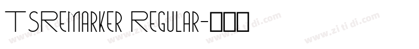 TSRemarker Regular字体转换
